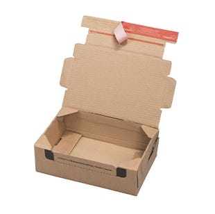 Boîte et carton aller-retour