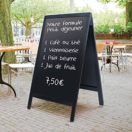 Chevalet & Stop trottoir