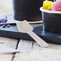 Cuillères à glace jetables