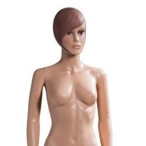 Mannequin femme cheveux sculptés