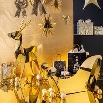 Ambiance Noël Effet Black et Or