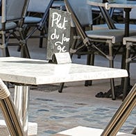 Plateaux de table extérieurs