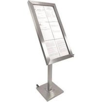 Présentoir menu sur pied