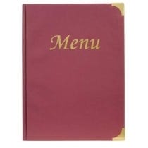 Protège menu A4