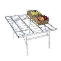 Table aluminium inclinée