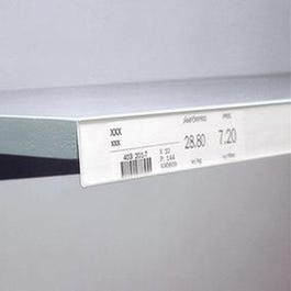 Porte étiquette adhésif blanc 1000x26mm Porte étiquette adhésif blanc 1000x26mm