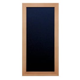 Ardoise murale cadre teck L.20xH.40cm Ardoise murale cadre teck L.20xH.40cm