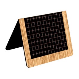 Chevalet de table d'antan plastique noir 6.5x4x5cm - par 10 Chevalet de table d'antan plastique noir 6.5x4x5cm - par 10