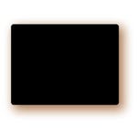 Etiquette ardoise vierge noire 8x6cm - par 10