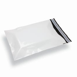 Pochette plastique opaque blanche 24x35 cm - par 100 Pochette plastique opaque blanche 24x35 cm - par 100