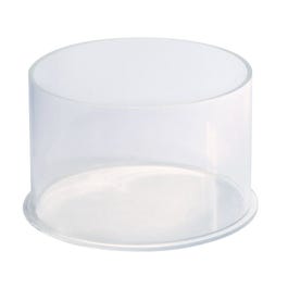 Bac de présentation PMMA rond Ø15xH10cm Bac de présentation PMMA rond Ø15xH10cm