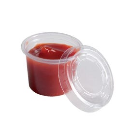 Couvercle Ø45mm pour pot à sauce plastique transparent pr ref 31293 - par 250 Couvercle Ø45mm pour pot à sauce plastique transparent pr ref 31293 - par 250