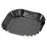 Mini assiette carrée carton noir 5,5x5,5cm - par 100