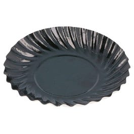 Mini assiette ronde carton noir Ø8,8cm - par 100 Mini assiette ronde carton noir Ø8,8cm - par 100