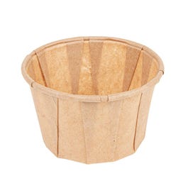 Pot en papier ingraissable 60ml naturel Ø5,4x3,4cm - par 250 Pot en papier ingraissable 60ml naturel Ø5,4x3,4cm - par 250