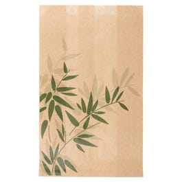 Sachet papier ingraissable burger et hotdog Feel Green 14+7x22cm - par 500 Sachet papier ingraissable burger et hotdog Feel Green 14+7x22cm - par 500