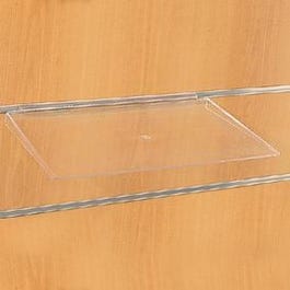 Tablette droite L24xP40cm - épaisseur 3,8mm - pour fond rainuré Tablette droite L24xP40cm - épaisseur 3,8mm - pour fond rainuré