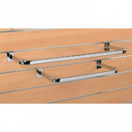 Guidon penderie 60cm - chromé - pour panneau rainuré Guidon penderie 60cm - chromé - pour panneau rainuré