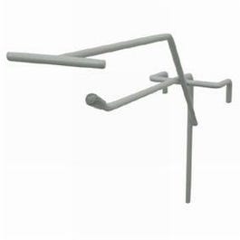 Broche simple fil + T L30cm + embout - blanc - par 20 Broche simple fil + T L30cm + embout - blanc - par 20