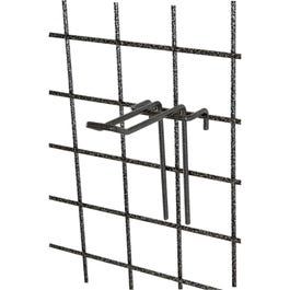 Broche double fil L10cm pour grille - gris martelé - par 20 Broche double fil L10cm pour grille - gris martelé - par 20