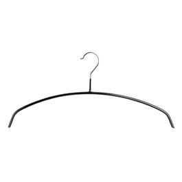 Cintre antidérapant métal noir L46cm - par 50 Cintre antidérapant métal noir L46cm - par 50