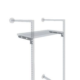 Console nickel brossé pour tablette Queen Vogue L.28cm - par 2 Console nickel brossé pour tablette Queen Vogue L.28cm - par 2