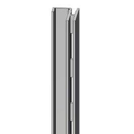 Montant crémaillère latérale L240cm Alias - aluminium Montant crémaillère latérale L240cm Alias - aluminium