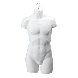 Buste cintre thermoformé homme blanc Buste cintre thermoformé homme blanc