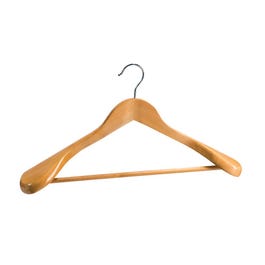 Cintre bois naturel épaules larges L45cm Cintre bois naturel épaules larges L45cm