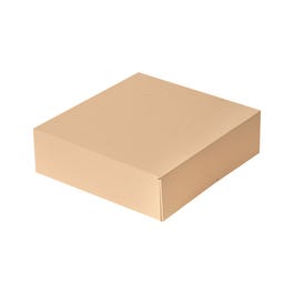 Boîte pâtissière The Pack carton ondulé nano micro naturel 23x23x7.5cm - par 50 Boîte pâtissière The Pack carton ondulé nano micro naturel 23x23x7.5cm - par 50
