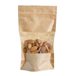 Sachet fermeture zip et fenêtre 500 gr 13x7x22.5 cm - par 100 Sachet fermeture zip et fenêtre 500 gr 13x7x22.5 cm - par 100