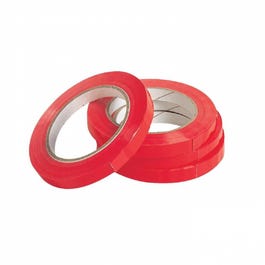 Adhésif rouge 44µ 100mx12mm pour scelleuse - par 12 Adhésif rouge 44µ 100mx12mm pour scelleuse - par 12