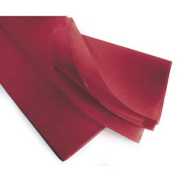 Papier de soie bordeaux 17g/m² 50x75cm - par 240 feuilles Papier de soie bordeaux 17g/m² 50x75cm - par 240 feuilles