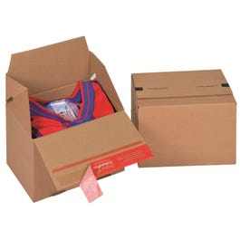 Boîte d'expédition antiforçage fond auto Eurobox S 19.5x14.5x14cm Boîte d'expédition antiforçage fond auto Eurobox S 19.5x14.5x14cm