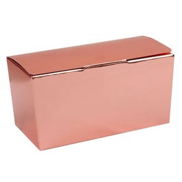 Ballotin or rose brillant intérieur or fermeture à pattes carton 125g - par 25 Ballotin or rose brillant intérieur or fermeture à pattes carton 125g - par 25