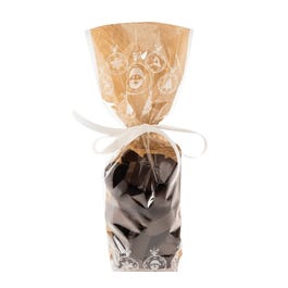 Sachet transparent fond polypro jute Noël 12x4,8x27.5cm - par 100 Sachet transparent fond polypro jute Noël 12x4,8x27.5cm - par 100