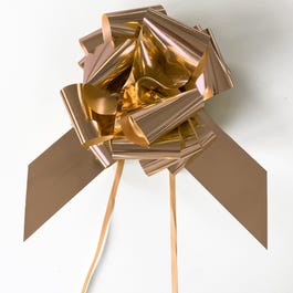 Noeud à tirer miroir cuivre L.70mm - par 20 Noeud à tirer miroir cuivre L.70mm - par 20
