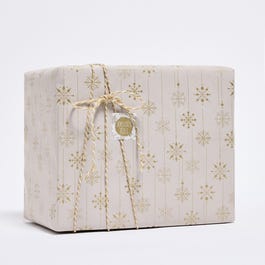 Papier cadeau kraft blanchi Snow en 0,70x50m Papier cadeau kraft blanchi Snow en 0,70x50m