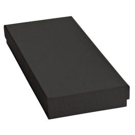 Boîte cadeau noire L20.7xP9.3xH3.7cm - par 12 Boîte cadeau noire L20.7xP9.3xH3.7cm - par 12