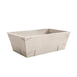 Panier gourmet en bois naturel de peuplier 15x10x5cm - par 10 Panier gourmet en bois naturel de peuplier 15x10x5cm - par 10