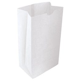 Sac kraft SOS blanc 22x37+13cm - par 200 Sac kraft SOS blanc 22x37+13cm - par 200