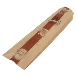 Sac pain kraft brun "Tradition" 11x50+6,5cm - par 1000 Sac pain kraft brun "Tradition" 11x50+6,5cm - par 1000