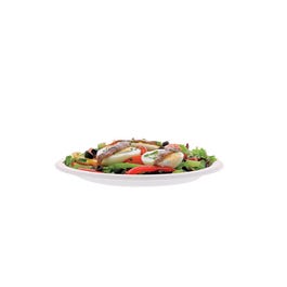 Assiette jetable biodégradable ronde Ø23cm - par 50 Assiette jetable biodégradable ronde Ø23cm - par 50