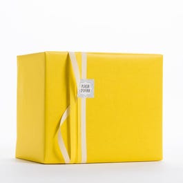 Papier cadeau kraft jaune en 70cm x 100m Papier cadeau kraft jaune en 70cm x 100m