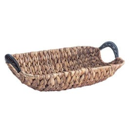 Panier à anses naturel rectangulaire L32xP24xH12cm Panier à anses naturel rectangulaire L32xP24xH12cm