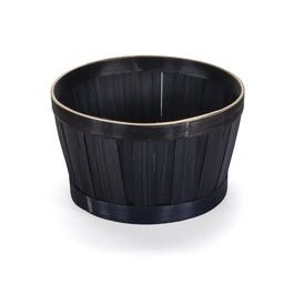 Panier rond bambou noir D21,5xH12cm Panier rond bambou noir D21,5xH12cm