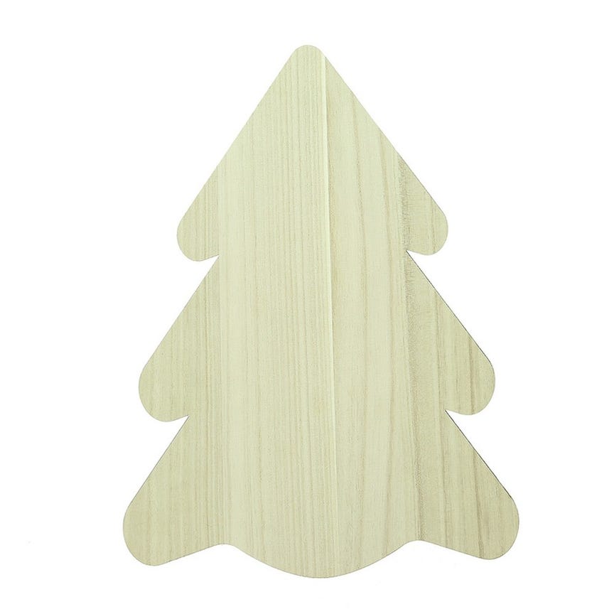 Plateau bois "Bosco" forme sapin Image du produit