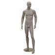 Mannequin homme tête semi abstraite taupe