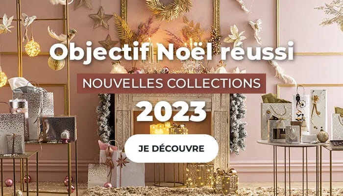 Découvrez nos nouvelles collections de décoration et d'emballages de Noël 2023 